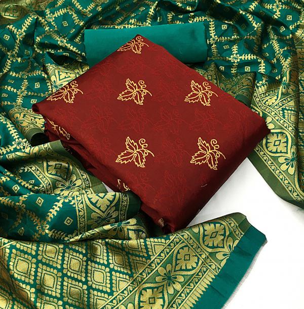 Banarasi Silk Dress 19 Fancy Banarasi Silk Salwar